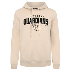 Khaki Cleveland Guardians Levelwear Podium Team Arch Pullover Hoodie