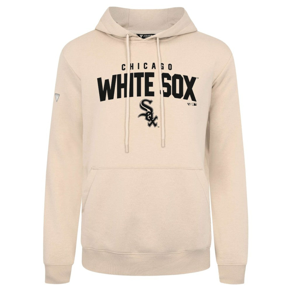 Khaki Chicago White Sox Levelwear Podium Team Arch Pullover Hoodie