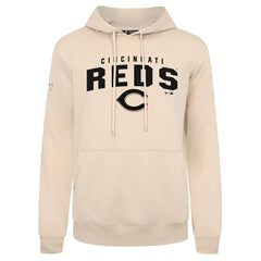 Khaki Cincinnati Reds Levelwear Podium Team Arch Pullover Hoodie