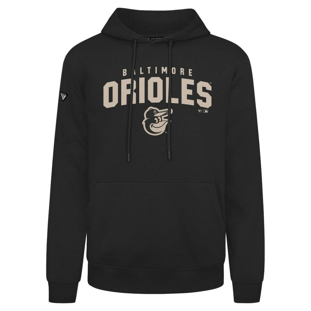 Black Baltimore Orioles Levelwear Podium Team Arch Pullover Hoodie