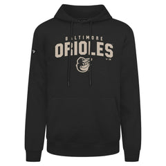 Black Baltimore Orioles Levelwear Podium Team Arch Pullover Hoodie