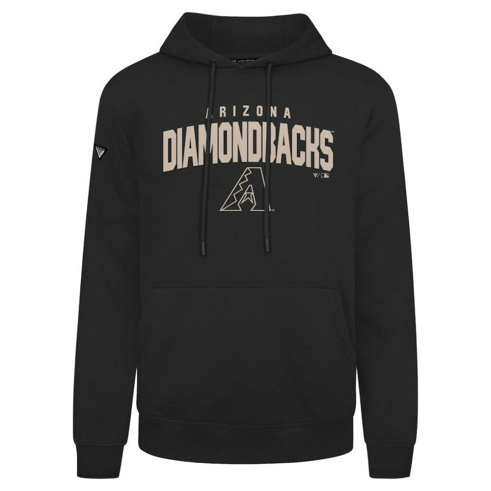 Black Arizona Diamondbacks Levelwear Podium Team Arch Pullover Hoodie