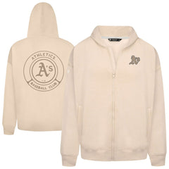 Khaki Athletics Levelwear Uphill Oversized Full-Zip Hoodie