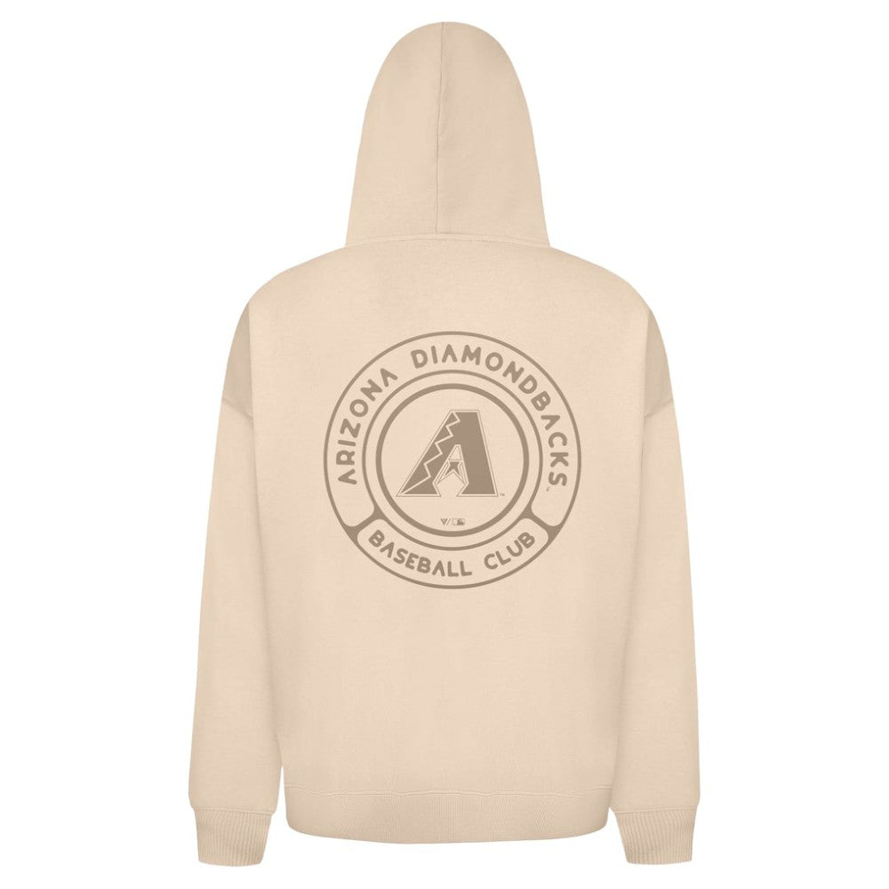 Khaki Arizona Diamondbacks Levelwear Uphill Oversized Full-Zip Hoodie