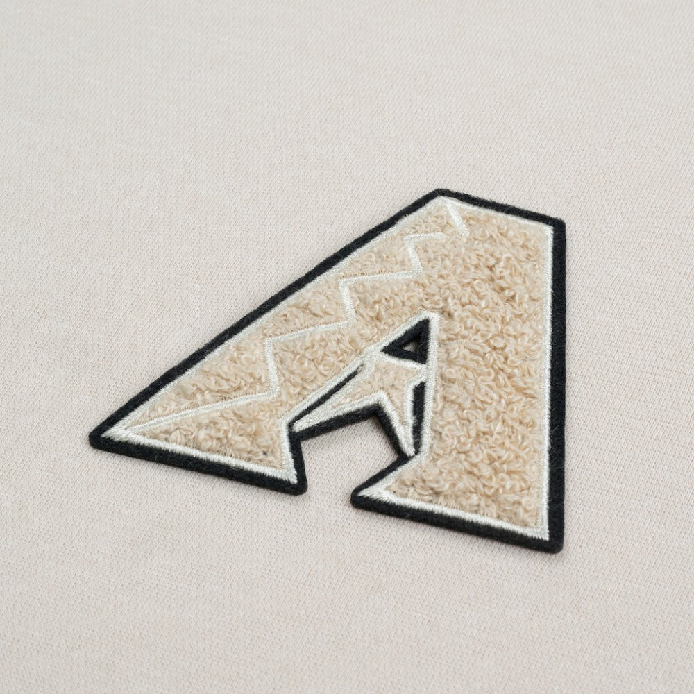 Khaki Arizona Diamondbacks Levelwear Uphill Oversized Full-Zip Hoodie