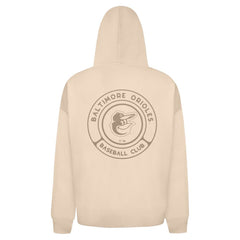 Khaki Baltimore Orioles Levelwear Uphill Oversized Full-Zip Hoodie