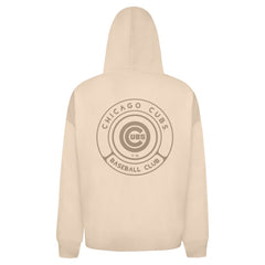 Khaki Chicago Cubs Levelwear Uphill Oversized Full-Zip Hoodie