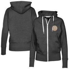 Black Chicago Cubs Levelwear Women's Gardinia Full-Zip Hoodie