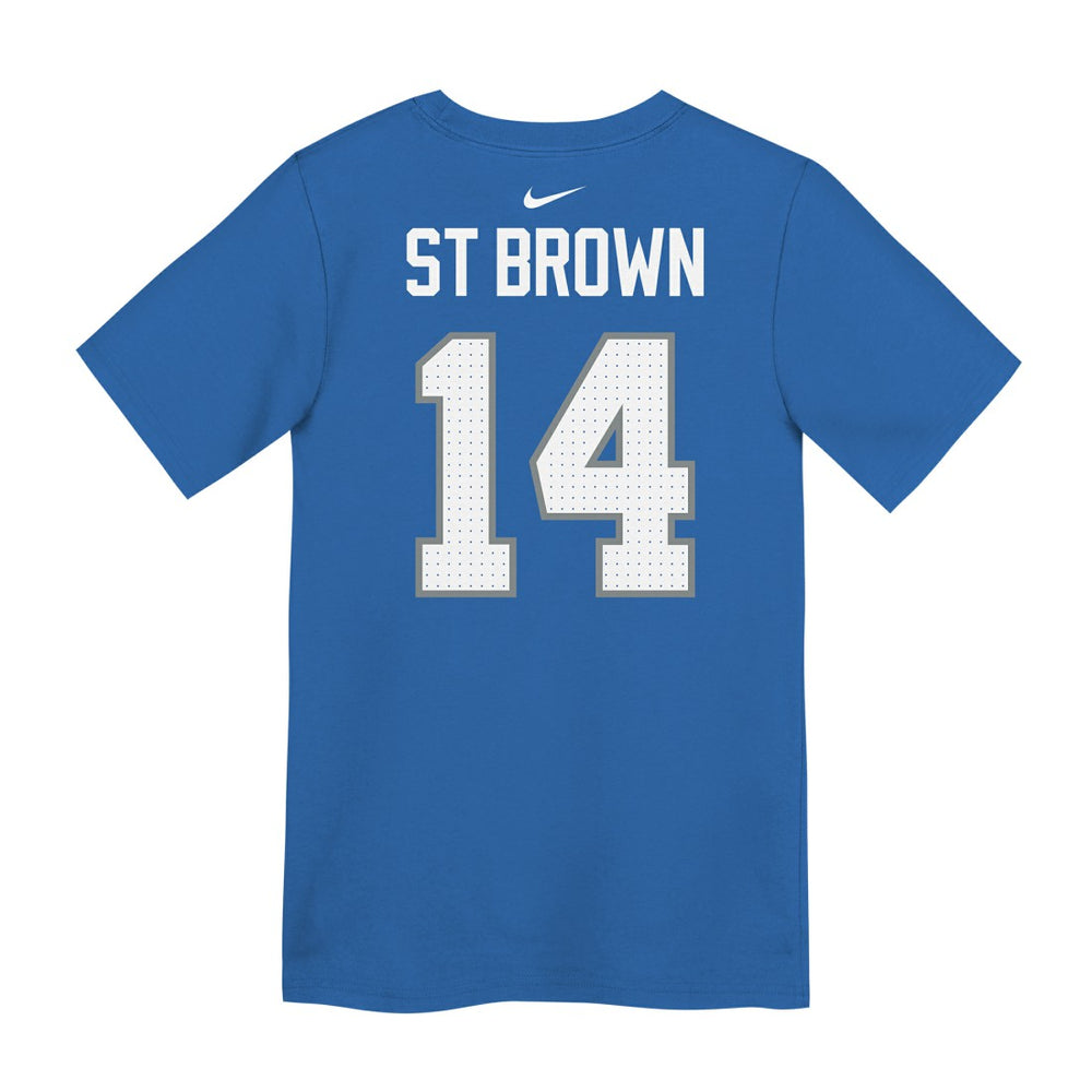 Amon-Ra St. Brown  Preschool Player Name & Number T-Shirt - Detroit Lions T-shirts