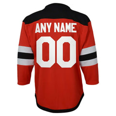 NHL New Jersey Devils Youth Replica Custom Jersey