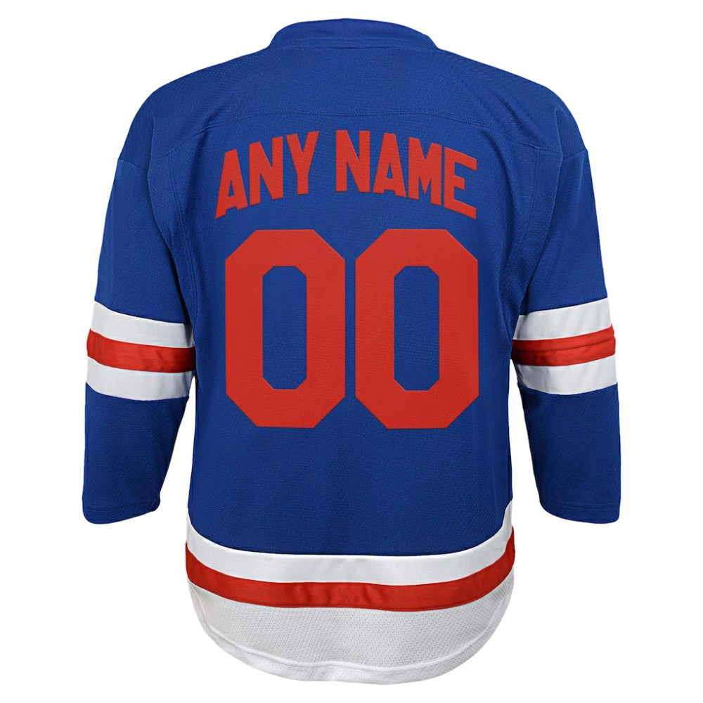NHL New York Rangers Youth Replica Custom Jersey