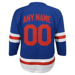 NHL New York Rangers Youth Replica Custom Jersey