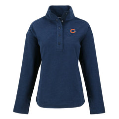 Cutter & Buck Women's Hunts Point Eco Half-Snap Sweatshirt - Chicago Bears Sweatshirts
