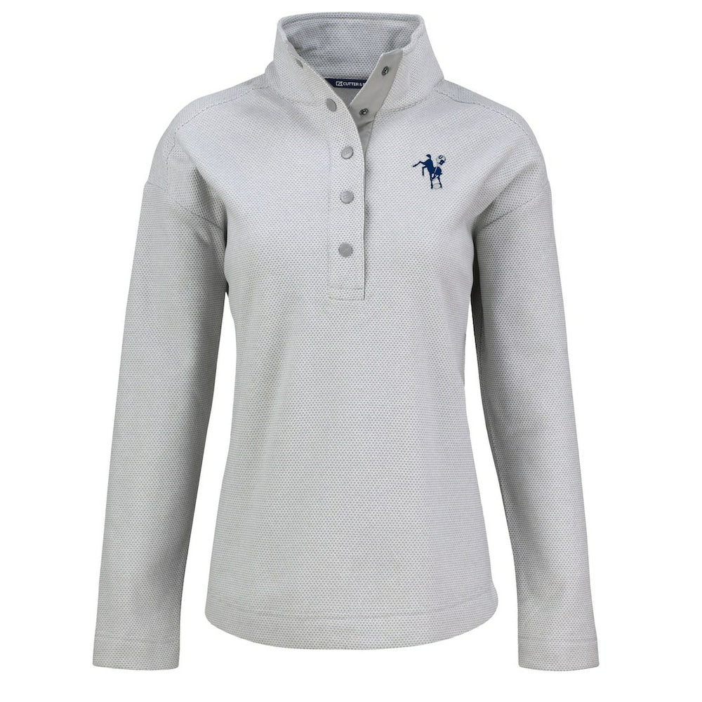 Cutter & Buck Women's Hunts Point Eco Half-Snap Sweatshirt - Indianapolis Colts Sweatshirts