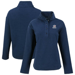 Cutter & Buck Women's Hunts Point Eco Half-Snap Sweatshirt - Green Bay Packers Sweatshirts