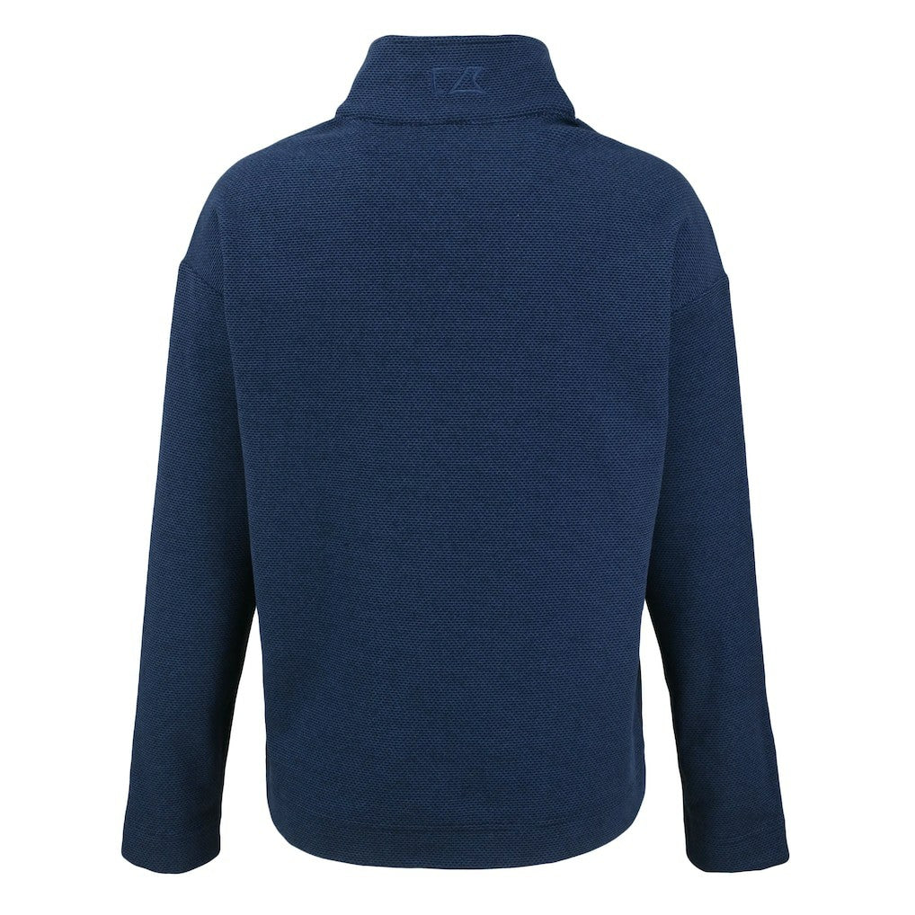 Cutter & Buck Women's Hunts Point Eco Half-Snap Sweatshirt - Washington Commanders Sweatshirts