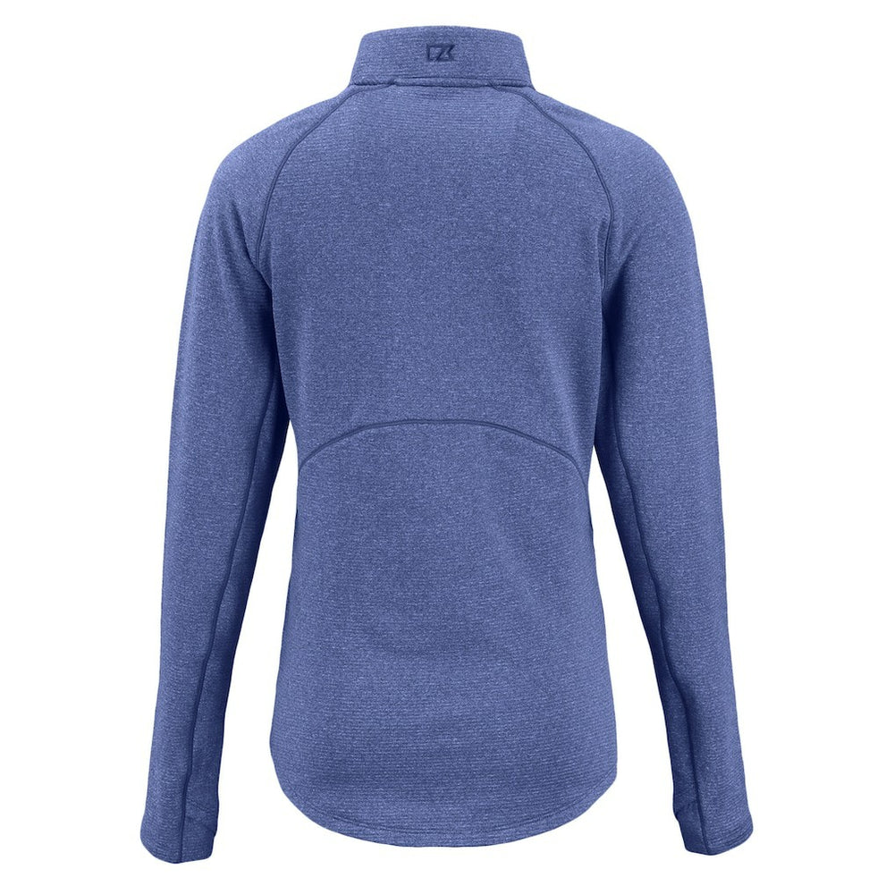 Cutter & Buck Women's Peshastin Eco Fleece Recycled Tri-Blend Raglan Half-Zip Jacket - Indianapolis Colts Jackets
