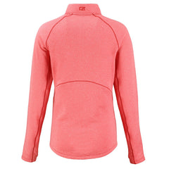 Cutter & Buck Women's Peshastin Eco Fleece Recycled Tri-Blend Raglan Half-Zip Jacket - Kansas City Chiefs Jackets