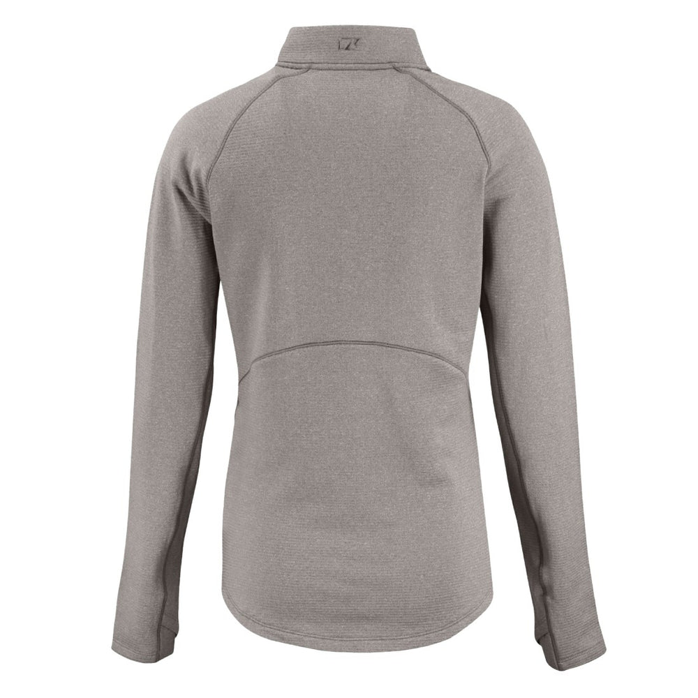 Cutter & Buck Women's Peshastin Eco Fleece Recycled Tri-Blend Raglan Half-Zip Jacket - Detroit Lions Jackets