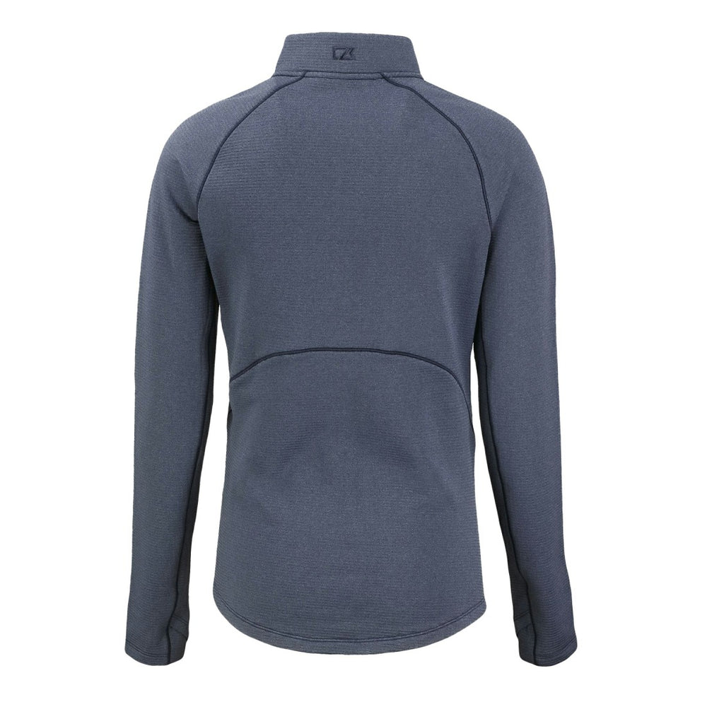 Cutter & Buck Women's Americana Peshastin Eco Fleece Recycled Tri-Blend Raglan Half-Zip Jacket - Detroit Lions Jackets