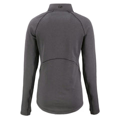 Cutter & Buck Women's Peshastin Eco Fleece Recycled Tri-Blend Raglan Half-Zip Jacket - Detroit Lions Jackets