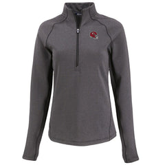 Cutter & Buck Women's Peshastin Eco Fleece Recycled Tri-Blend Raglan Half-Zip Jacket - Kansas City Chiefs Jackets