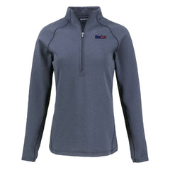 Cutter & Buck Women's Americana Peshastin Eco Fleece Recycled Tri-Blend Raglan Half-Zip Jacket - Pittsburgh Steelers Jackets