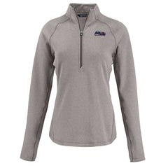 Cutter & Buck Women's Americana Peshastin Eco Fleece Recycled Tri-Blend Raglan Half-Zip Jacket - Seattle Seahawks Jackets