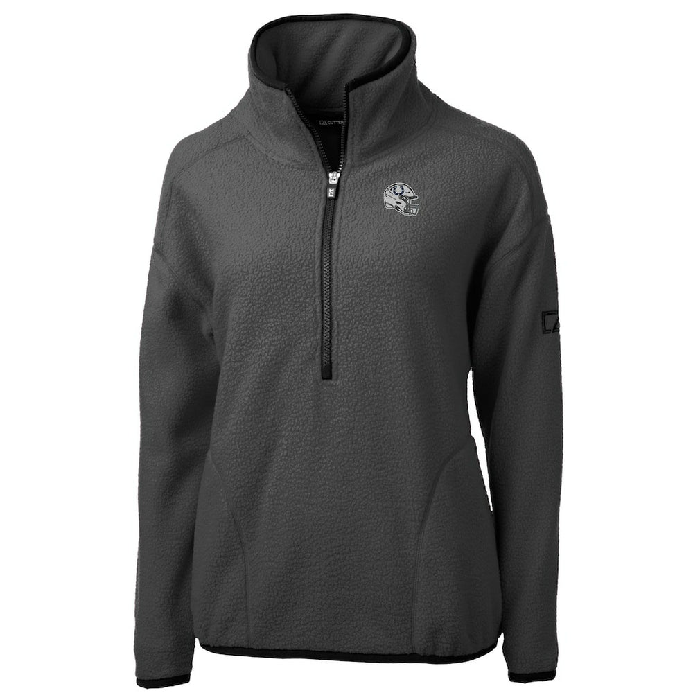 Cutter & Buck Women's Helmet Cascade Eco Sherpa Fleece Half-Zip Jacket - Indianapolis Colts Jackets