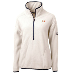 Cutter & Buck Women's Cascade Eco Sherpa Fleece Half-Zip Jacket - Chicago Bears Jackets
