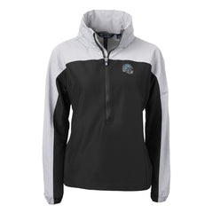 Cutter & Buck Women's Charter Eco Recycled Half-Zip Hooded Anorak Jacket - Detroit Lions Jackets