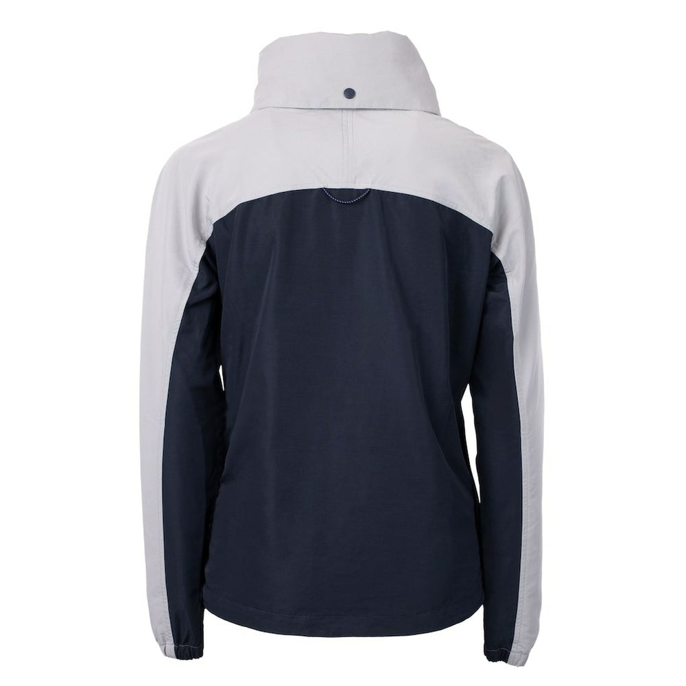 Cutter & Buck Women's Charter Eco Recycled Half-Zip Hooded Anorak Jacket - Los Angeles Chargers Jackets