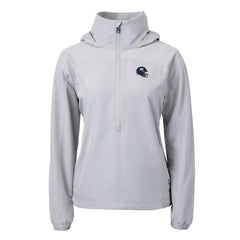 Cutter & Buck Women's Charter Eco Recycled Half-Zip Hooded Anorak Jacket - New York Giants Jackets