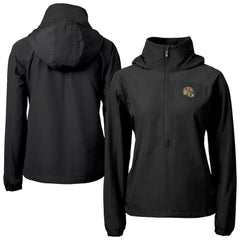 Cutter & Buck Women's Charter Eco Recycled Half-Zip Hooded Anorak Jacket - San Francisco 49ers Jackets