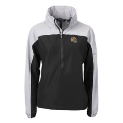 Cutter & Buck Women's Charter Eco Recycled Half-Zip Hooded Anorak Jacket - San Francisco 49ers Jackets