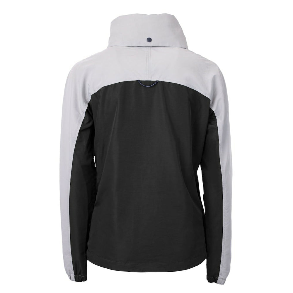 Cutter & Buck Women's Charter Eco Recycled Half-Zip Hooded Anorak Jacket - San Francisco 49ers Jackets