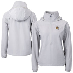 Cutter & Buck Women's Charter Eco Recycled Half-Zip Hooded Anorak Jacket - San Francisco 49ers Jackets