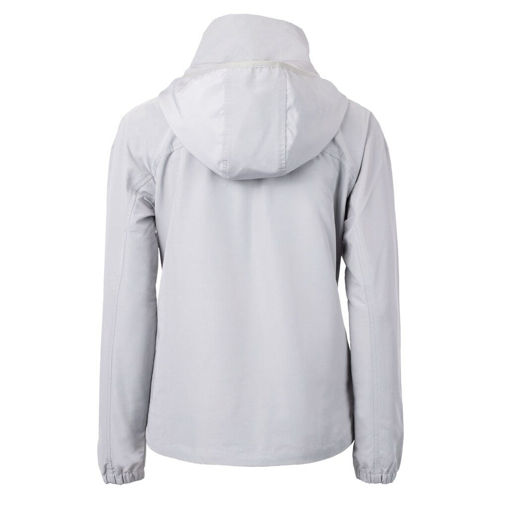 Cutter & Buck Women's Charter Eco Recycled Half-Zip Hooded Anorak Jacket - San Francisco 49ers Jackets