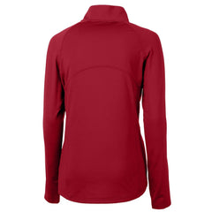 Cutter & Buck Women's Adapt Eco Knit Stretch Recycled Raglan Half-Zip Top - San Francisco 49ers Tops