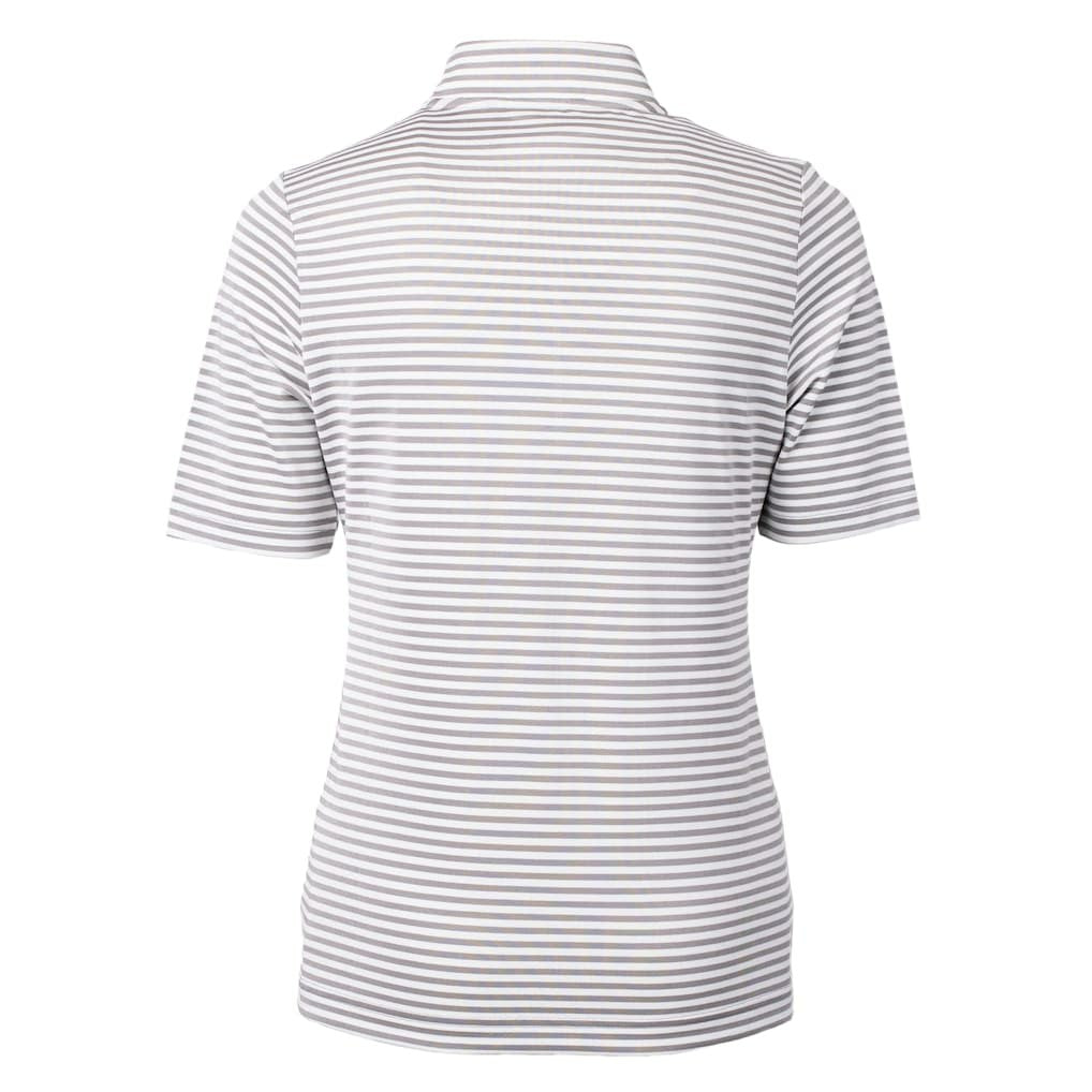 Cutter & Buck Women's Virtue Eco Pique Stripe Recycled Quarter-Zip Top - Jacksonville Jaguars Tops