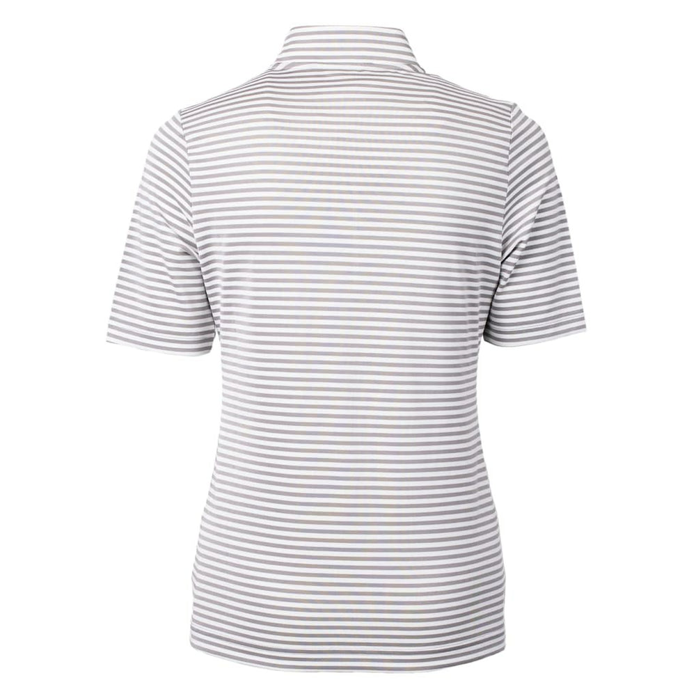 Cutter & Buck Women's Virtue Eco Pique Stripe Recycled Quarter-Zip Top - Jacksonville Jaguars Tops