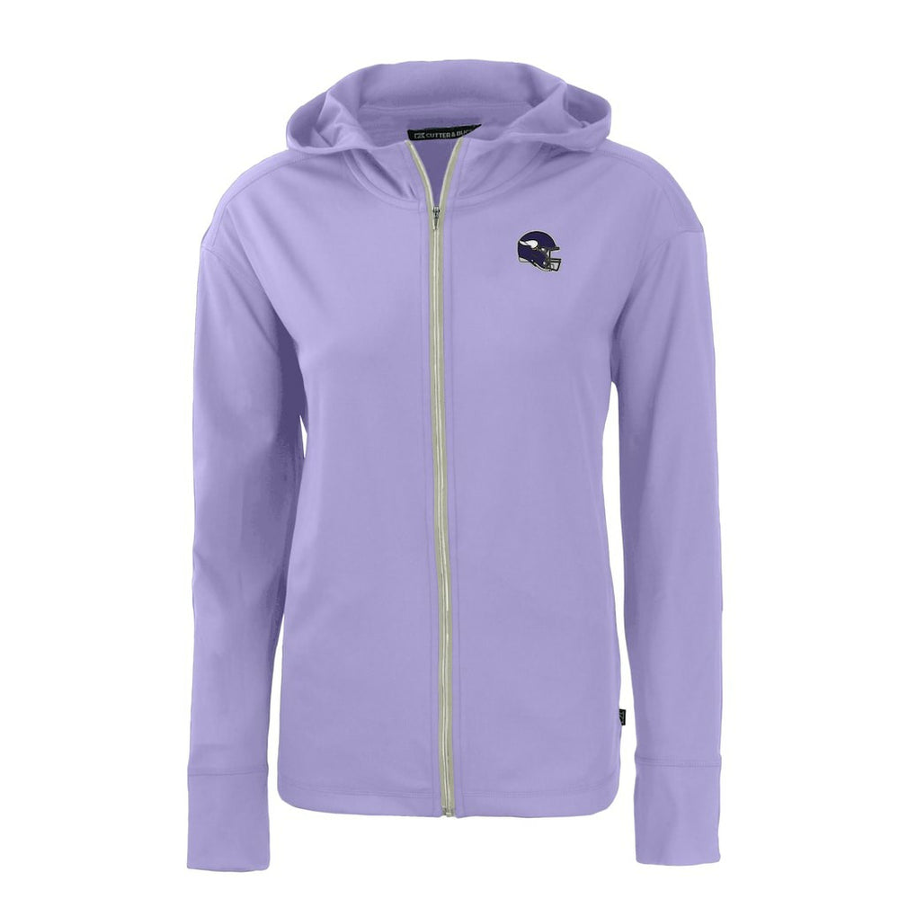 Cutter & Buck Women's Daybreak Eco Recycled Full-Zip Hoodie Jacket - Minnesota Vikings Hoodies