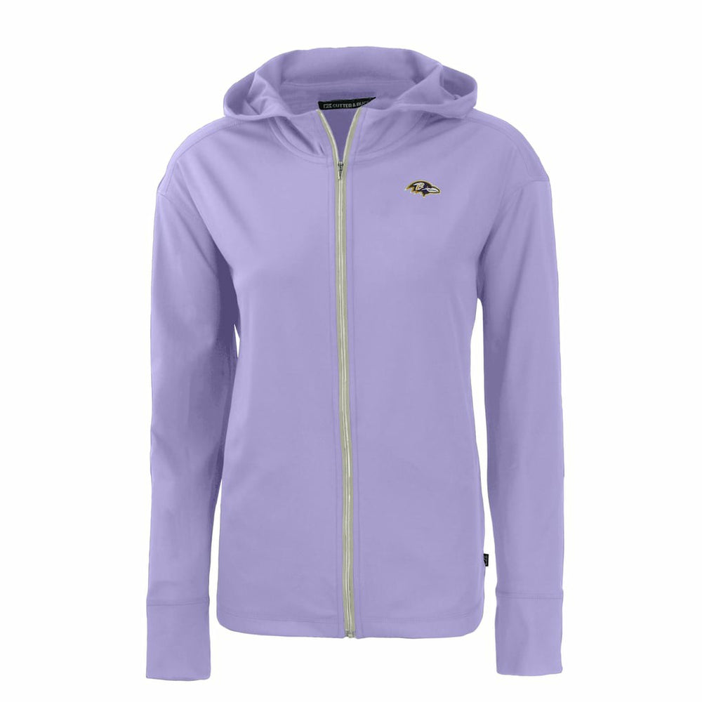 Cutter & Buck Women's Daybreak Eco Recycled Full-Zip Hoodie Jacket - Baltimore Ravens Hoodies