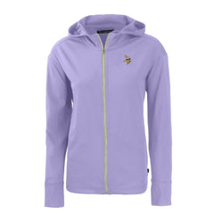 Cutter & Buck Women's Daybreak Eco Recycled Full-Zip Hoodie Jacket - Minnesota Vikings Hoodies