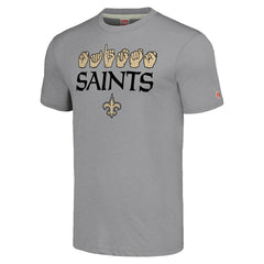 Homage Unisex The NFL ASL Collection by Love Sign American Sign Language T-Shirt - New Orleans Saints T-shirts