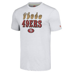 Homage Unisex The NFL ASL Collection by Love Sign American Sign Language T-Shirt - San Francisco 49ers T-shirts
