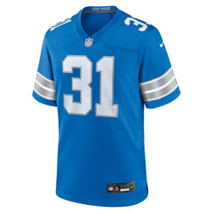 Kerby Joseph  Team Game Jersey - Detroit Lions Jerseys