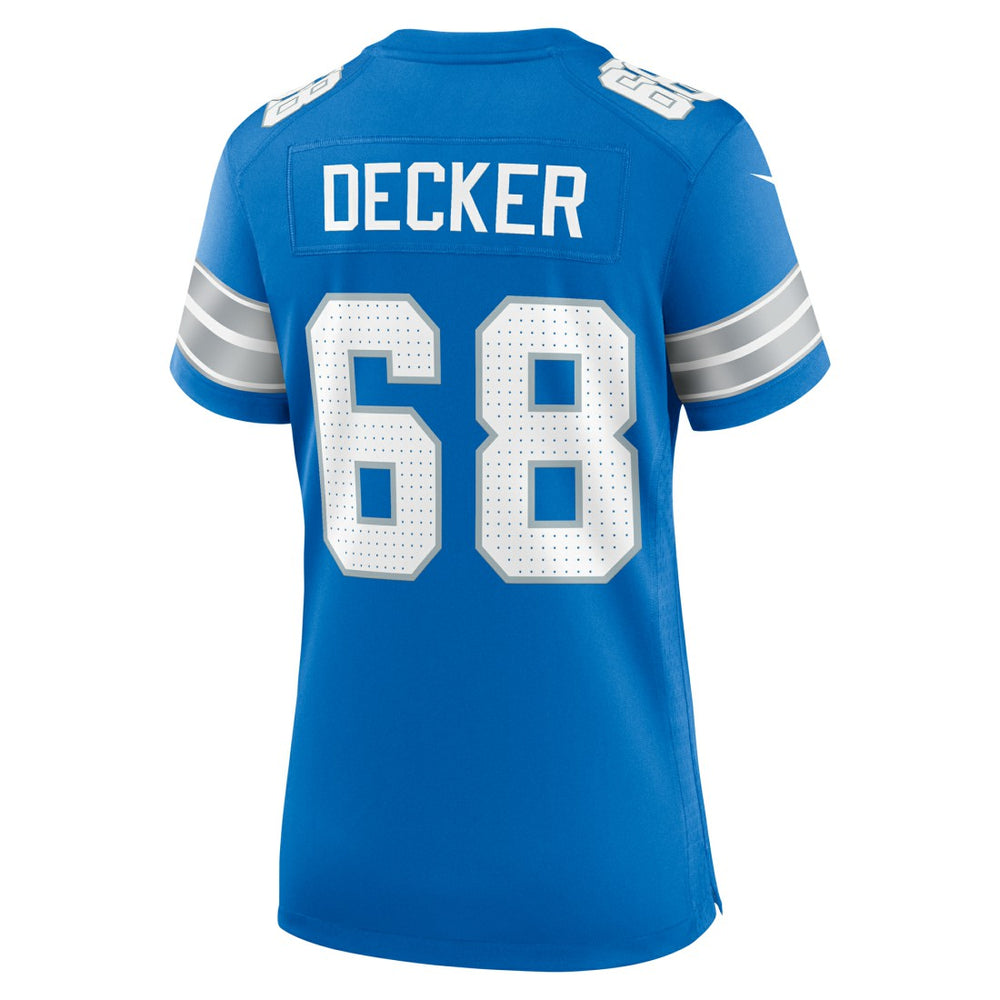Taylor Decker  Women's Team Game Jersey - Detroit Lions Jerseys