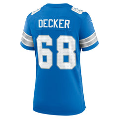 Taylor Decker  Women's Team Game Jersey - Detroit Lions Jerseys