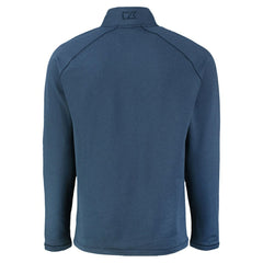 Heather Navy Philadelphia Phillies Cutter & Buck Peshastin Eco Fleece Recycled Raglan Quarter-Zip Top